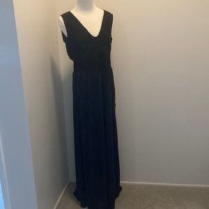 Navy H&M Maxi Dress